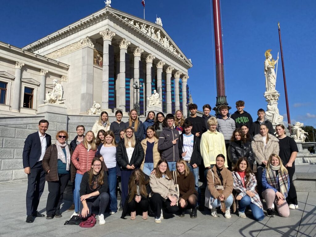 Besuch beim Parlament in Wien 2024