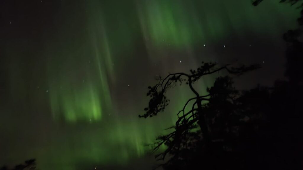 Polarlichter beim Wanderprojekt 2024